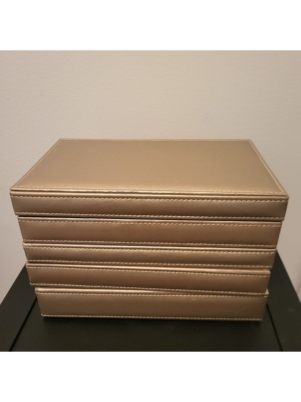 Neutral Champagne Jewelry Box